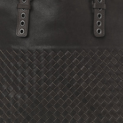 Bottega Veneta Nappa Intrecciato Flat Tote Black 8 of 10