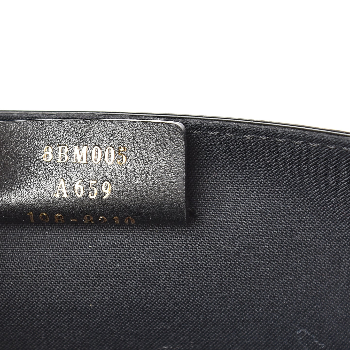 Vitello Liberty F is Fendi Bi-Color FF 1974 Embossed Envelope Belt Bag Maya Black