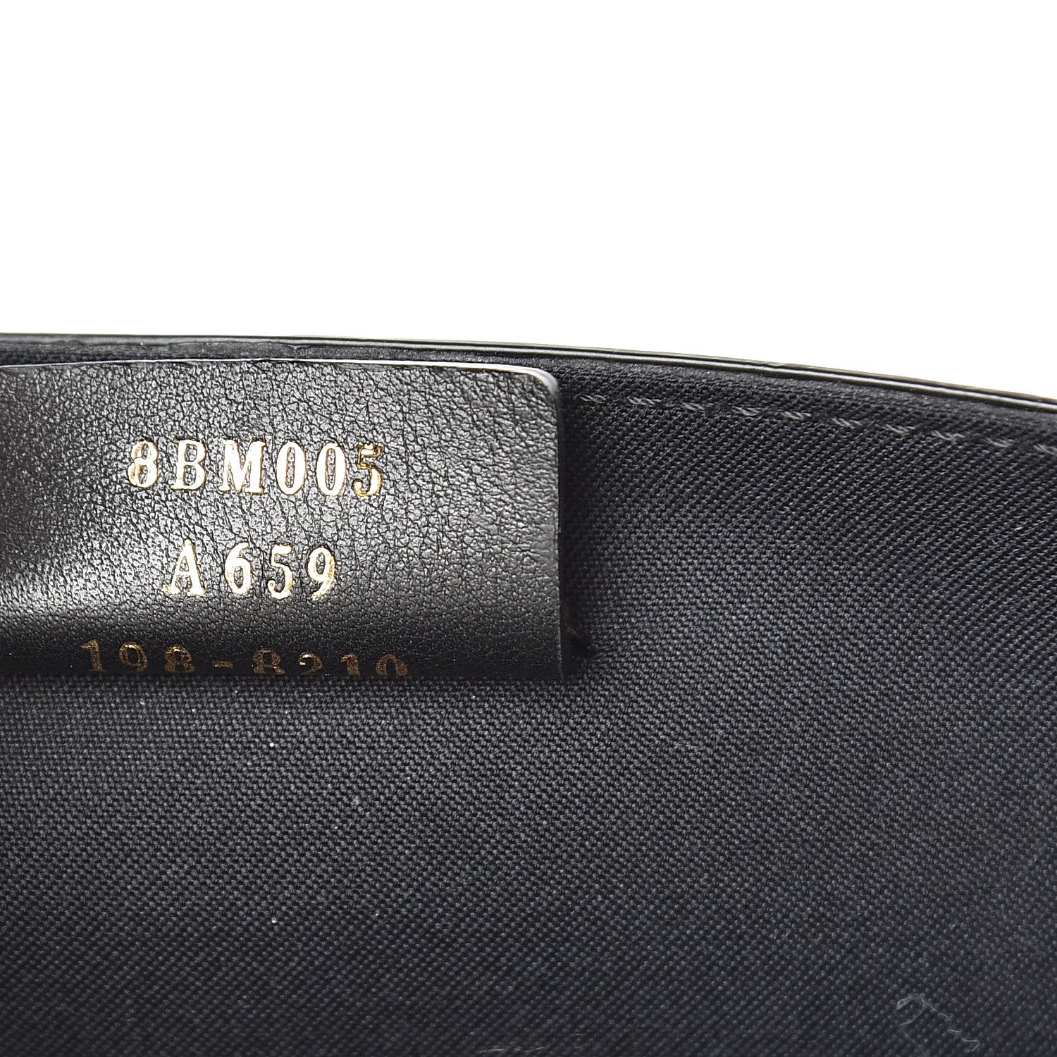 Fendi Vitello Liberty F is Fendi Bi-Color FF 1974 Embossed Envelope Belt Bag Maya Black 9 of 12