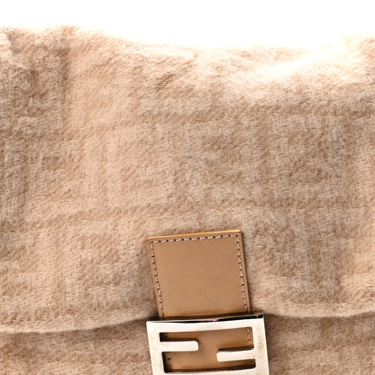 Fendi Wool Zucca Mama Baguette Beige 7 of 9