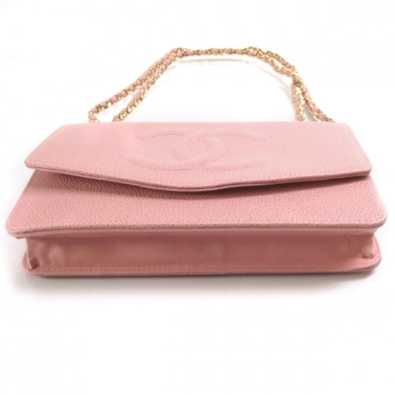 Chanel Caviar Wallet on Chain Pink Gold HW 5 of 10