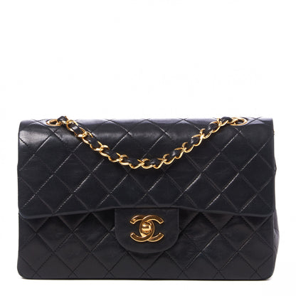 Chanel Lambskin Quilted Small Double Flap Black 1 of 9