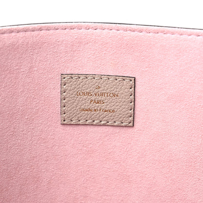Louis Vuitton Grained Calfskin Lockme Shopper Greige 6 of 8