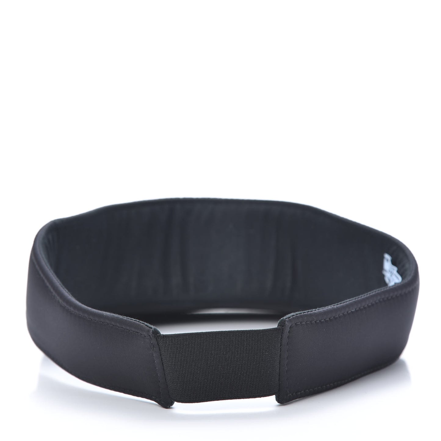 Nylon Triango Metal Triangle Logo Womens Visor S Black