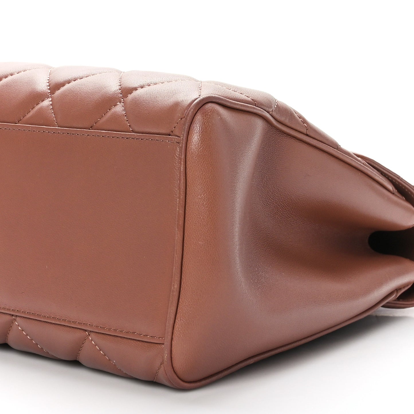Lambskin Misia Camera Case Flap Light Brown