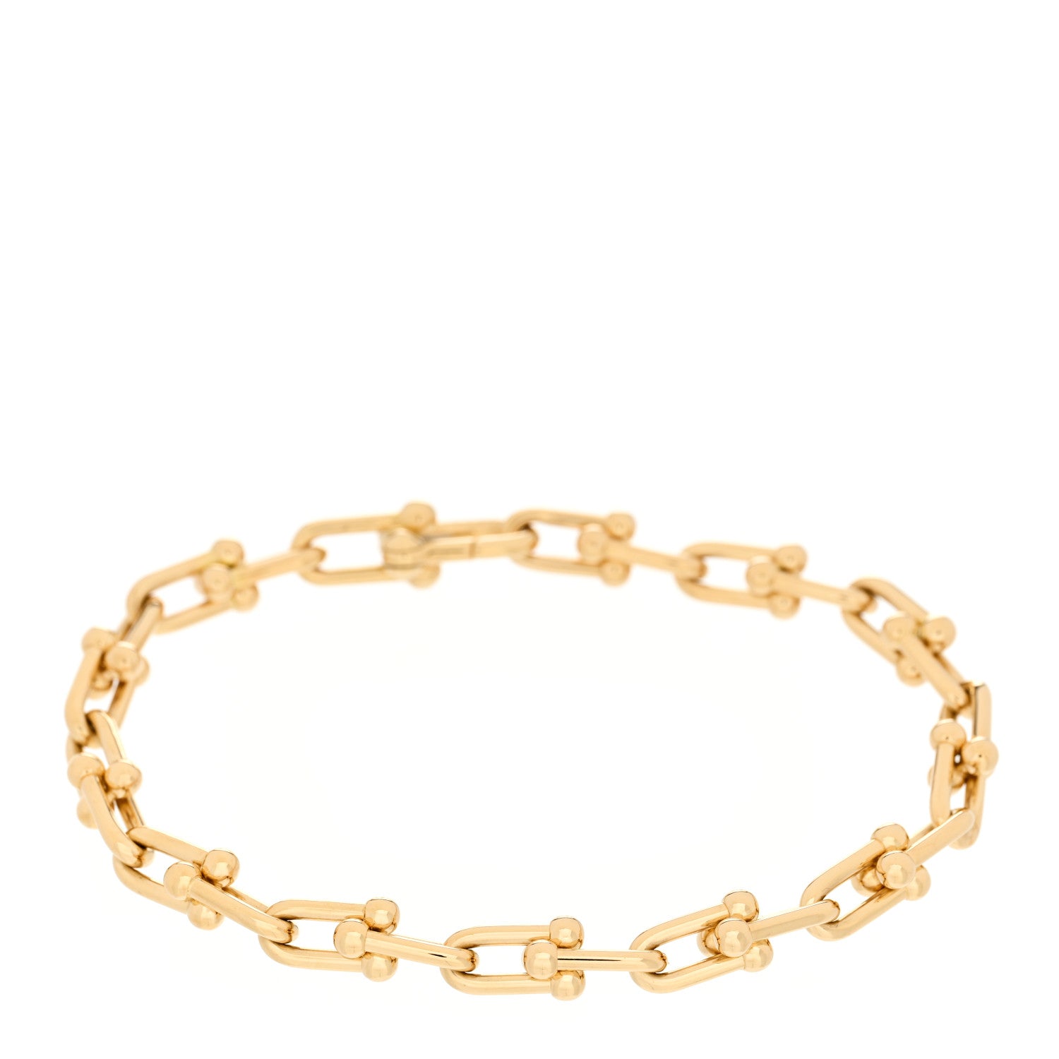Tiffany 18K Yellow Gold Small HardWear Link Bracelet 1 of 4