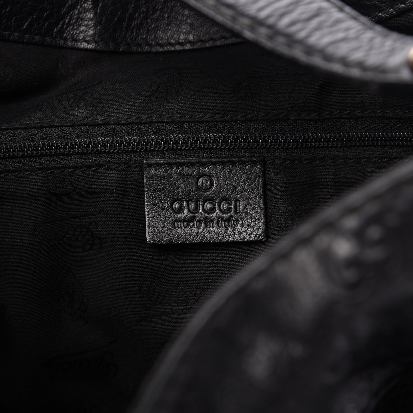Guccissima Large New Ladies Web Hobo Black