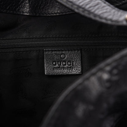 Gucci Guccissima Large New Ladies Web Hobo Black 8 of 11