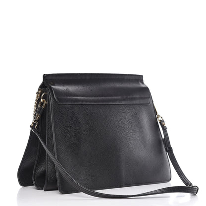 Chloe Calfskin Medium Faye Shoulder Bag Black 3 of 26