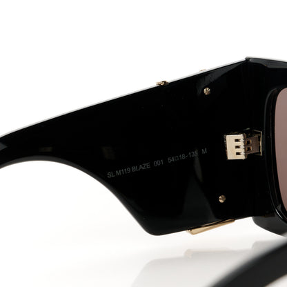 Saint Laurent Acetate Blaze Sunglasses SL M119 Black 5 of 8