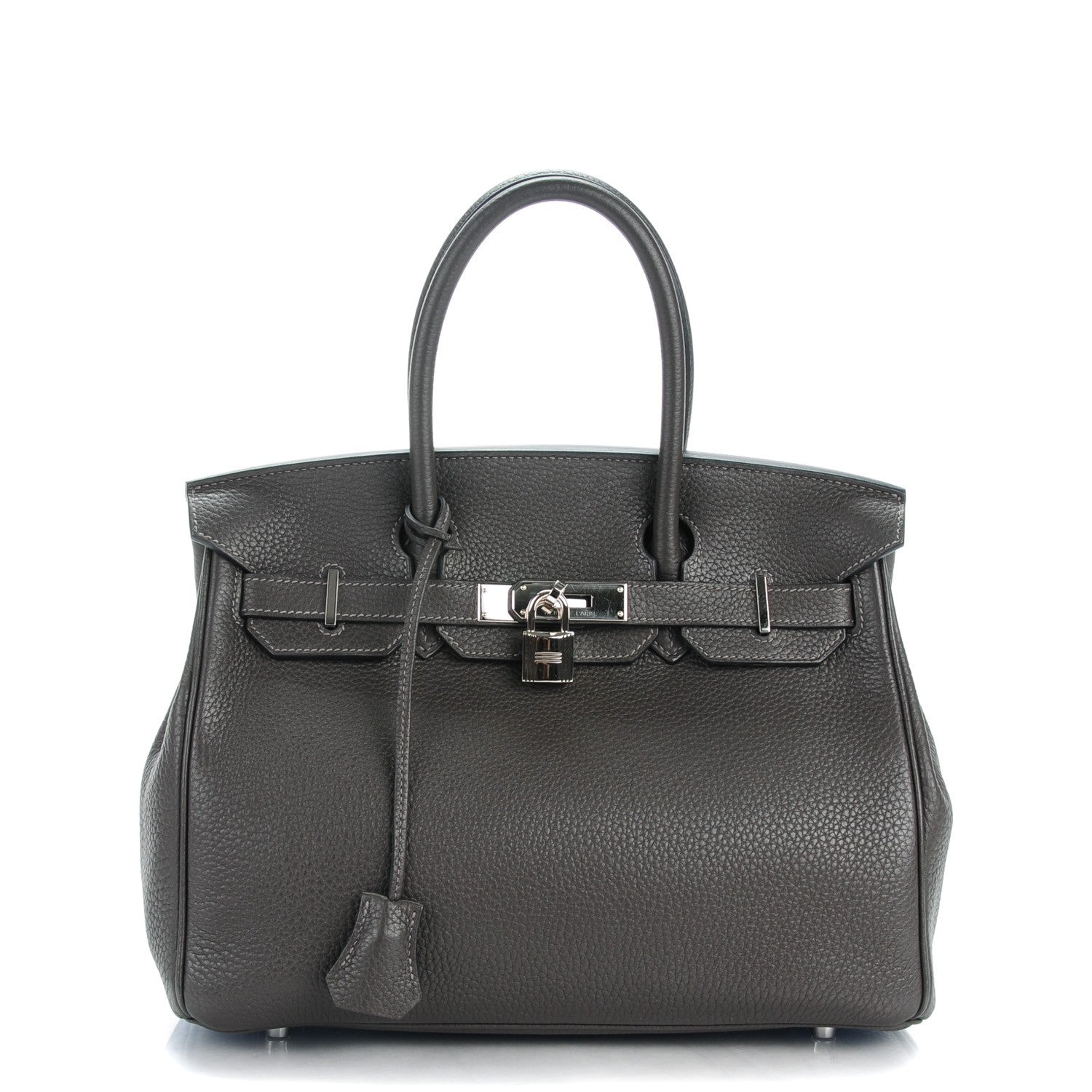 Hermes Taurillon Clemence Birkin 30 Graphite 1 of 25