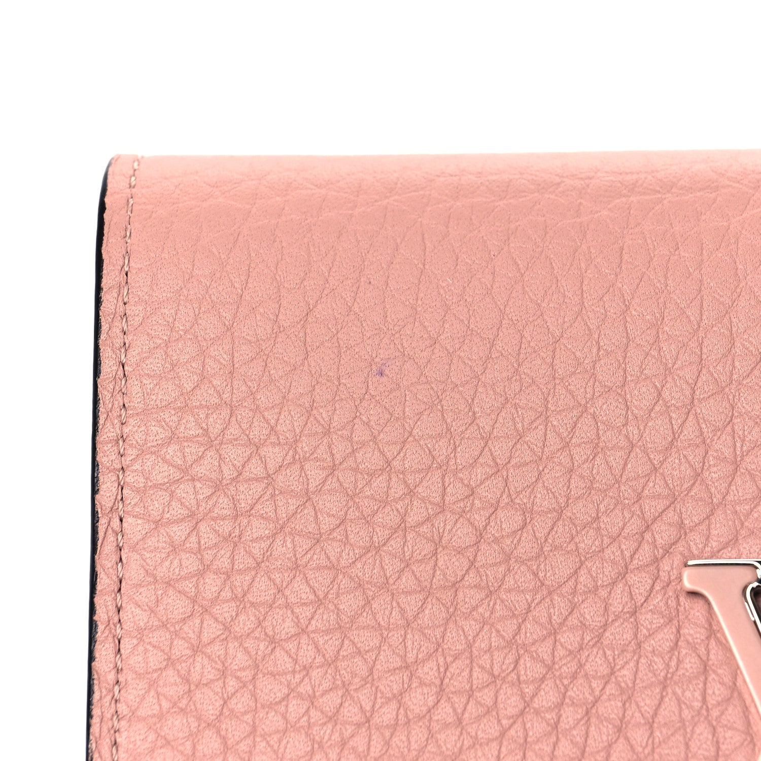 Louis Vuitton Taurillon Capucines Compact Wallet Magnolia 10 of 10