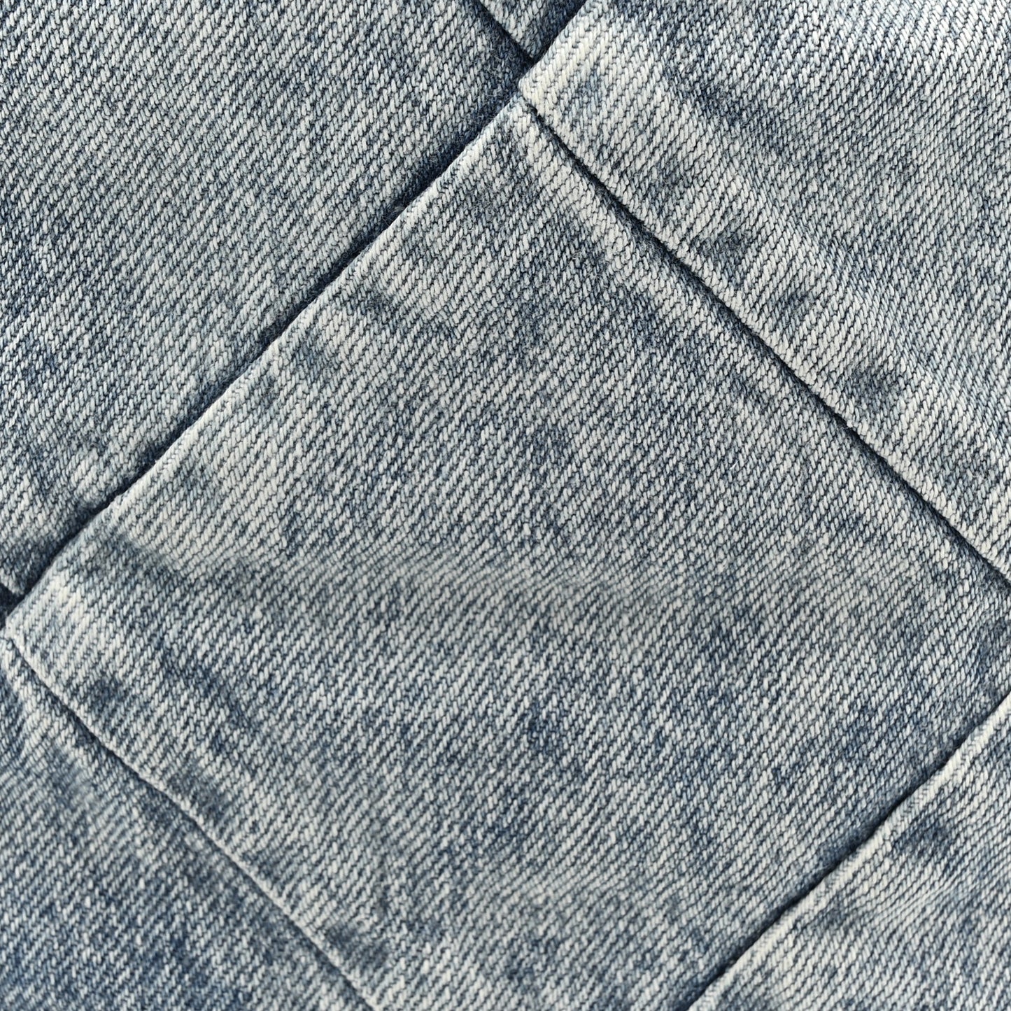 Denim Quilted Small Chanel 22 Blue