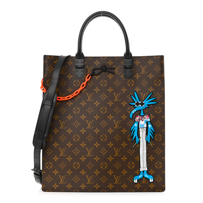 Louis Vuitton Monogram Embroidered Cartoon LV Friends Sac Plat 1 of 10