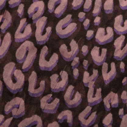 Louis Vuitton Cashmere Silk Leopard Etole Stole Mauve 3 of 3