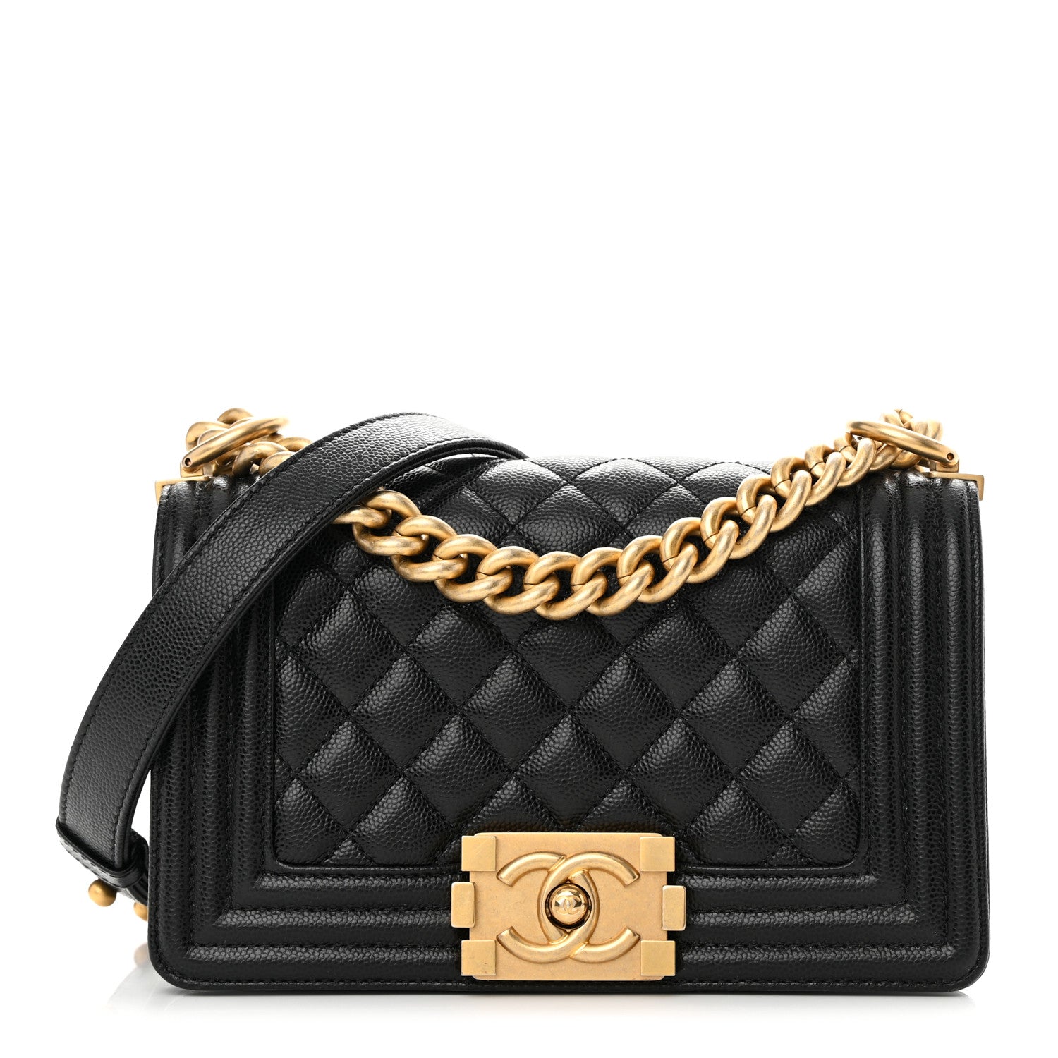 Chanel Caviar Quilted Small Boy Flap Black 1 of 13