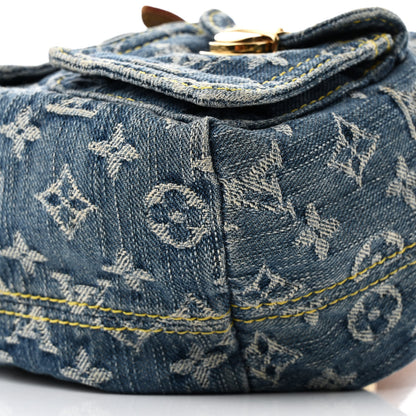 Louis Vuitton Denim Sac a Dos Backpack PM Blue 9 of 10