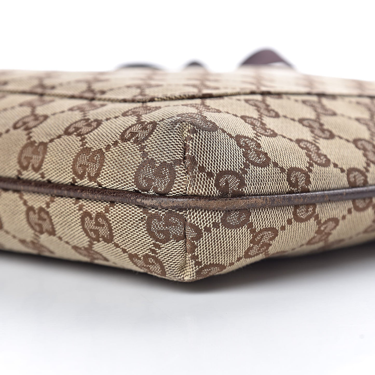Monogram Large Flat Messenger Bag Dark Brown