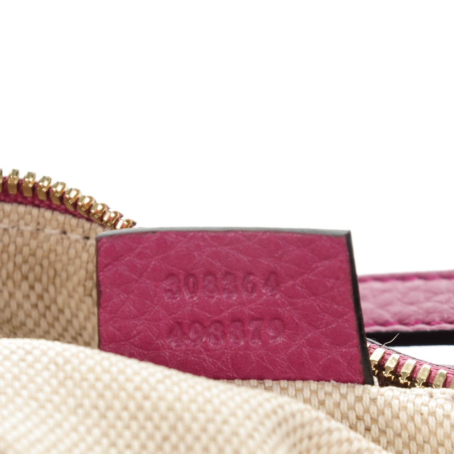 Pebbled Calfskin Small Soho Disco Bag Peonia Flower