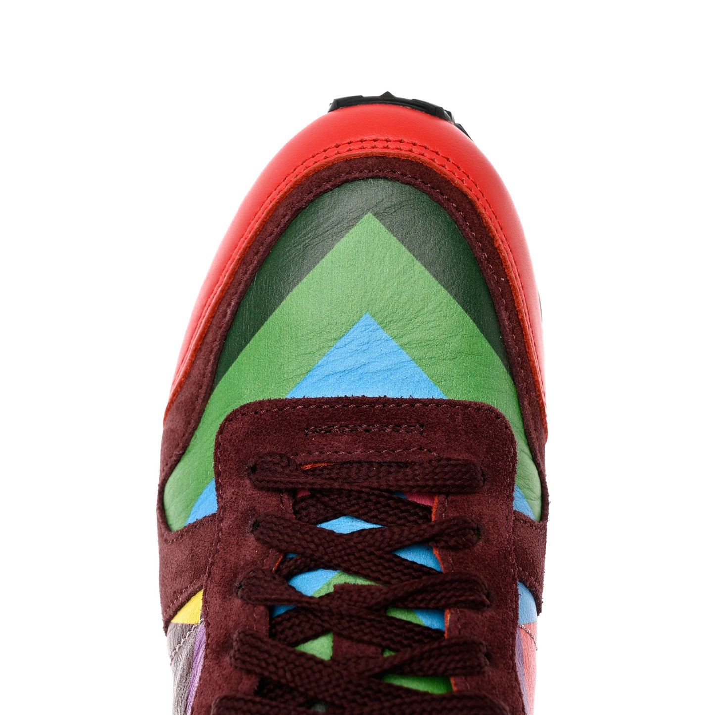 Calfskin Rockstud 1973 Womens Rockrunner Sneakers 35 Multicolor