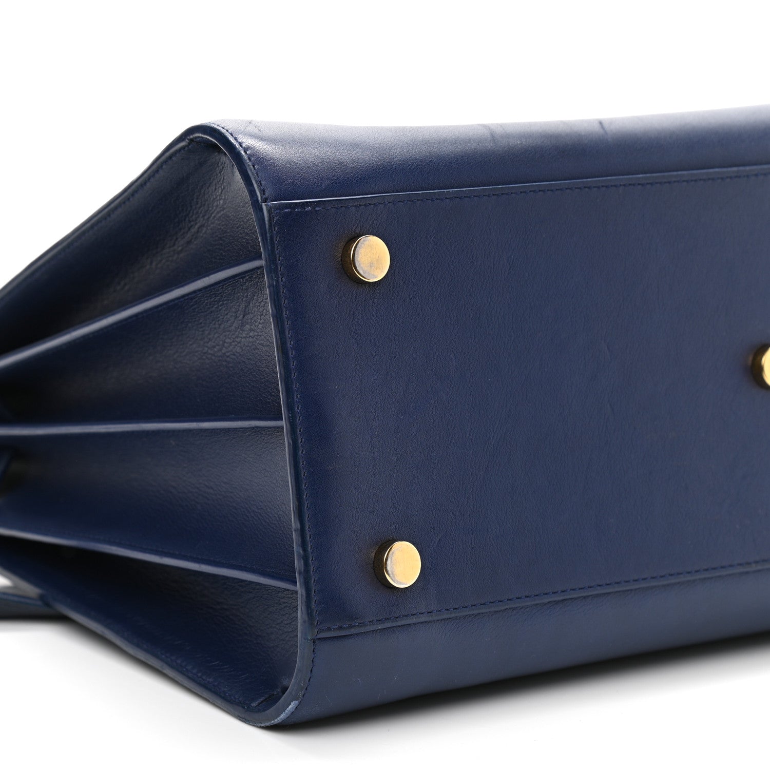 Saint Laurent Calfskin Small Sac De Jour Marine 7 of 14