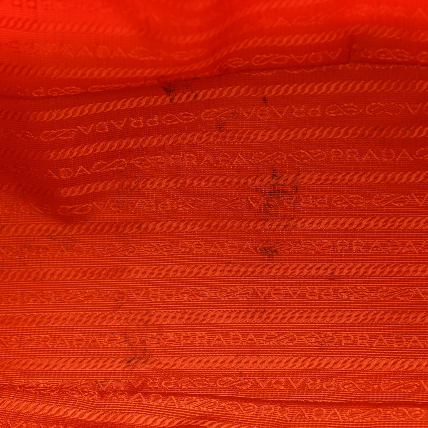 Tessuto Nylon Saffiano Tote Papaya