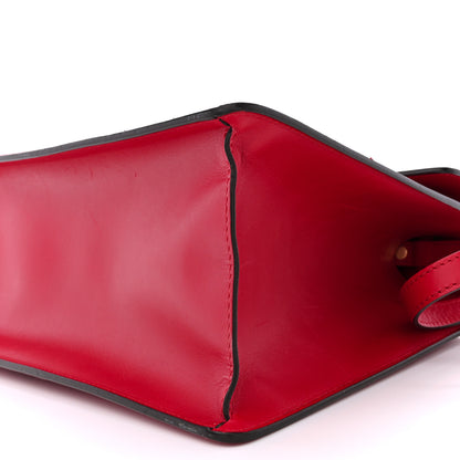 Gucci Calfskin Medium Sylvie Top Handle Bag Hibiscus Red 10 of 21