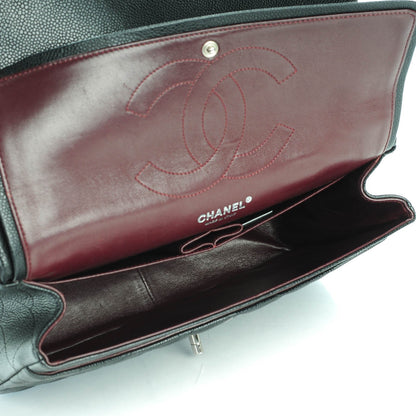 Chanel Caviar Quilted Jumbo Double Flap Black 5 of 8