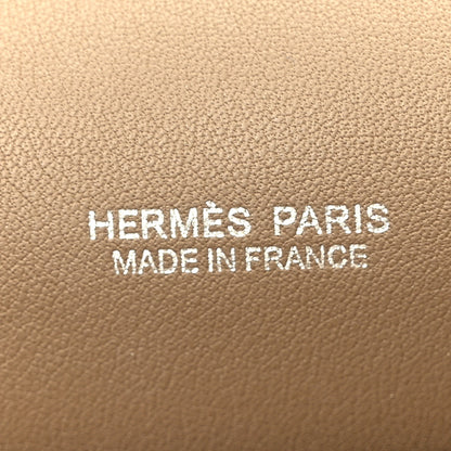 Hermes Veau Grizzly Mouton Shearling Swift Teddy Mini Kelly 20 Gris Caillou Ecru Etoupe 6 of 10