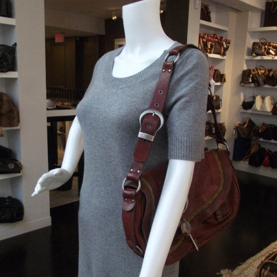 Christian Dior Leather Gaucho Red 2 of 11