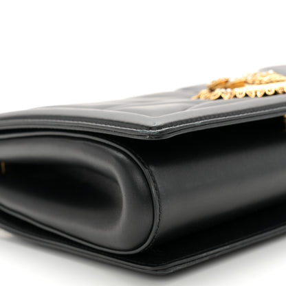 Dolce & Gabbana Calfskin Large Devotion Crossbody Bag Black 8 of 10
