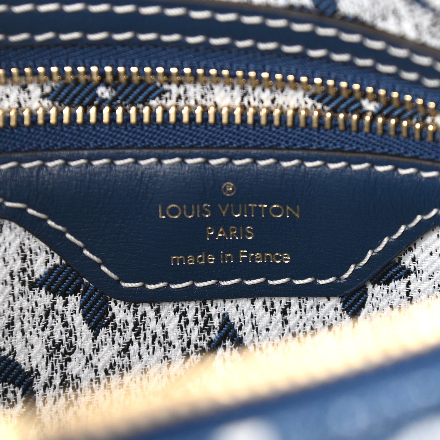 Louis Vuitton Monogram Jacquard Denim Speedy Bandouliere 25 Bleu 6 of 10