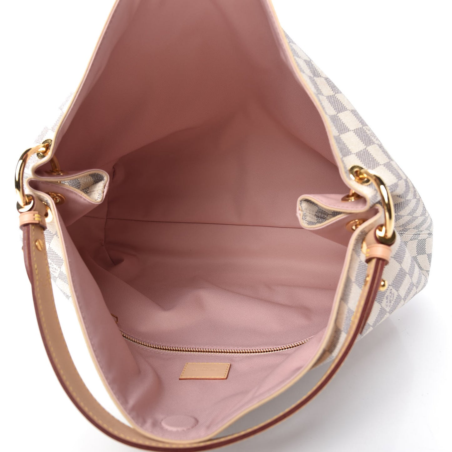 Damier Azur Graceful MM Rose Ballerine