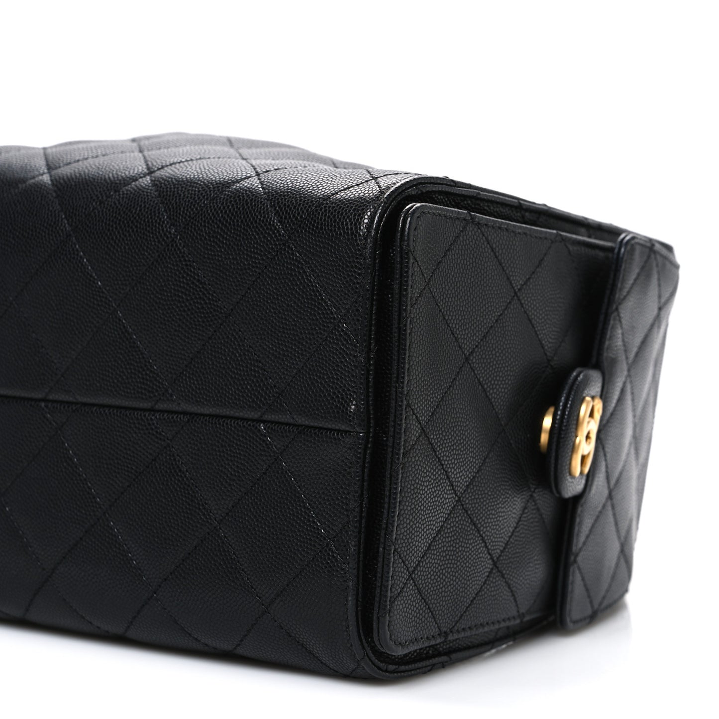 Caviar Quilted Small Chanel 25 Handbag Black