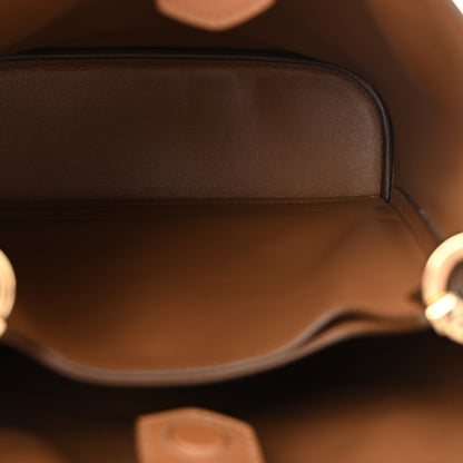 Prada Soft Grained Secchiello Bucket Bag Caramel 5 of 10