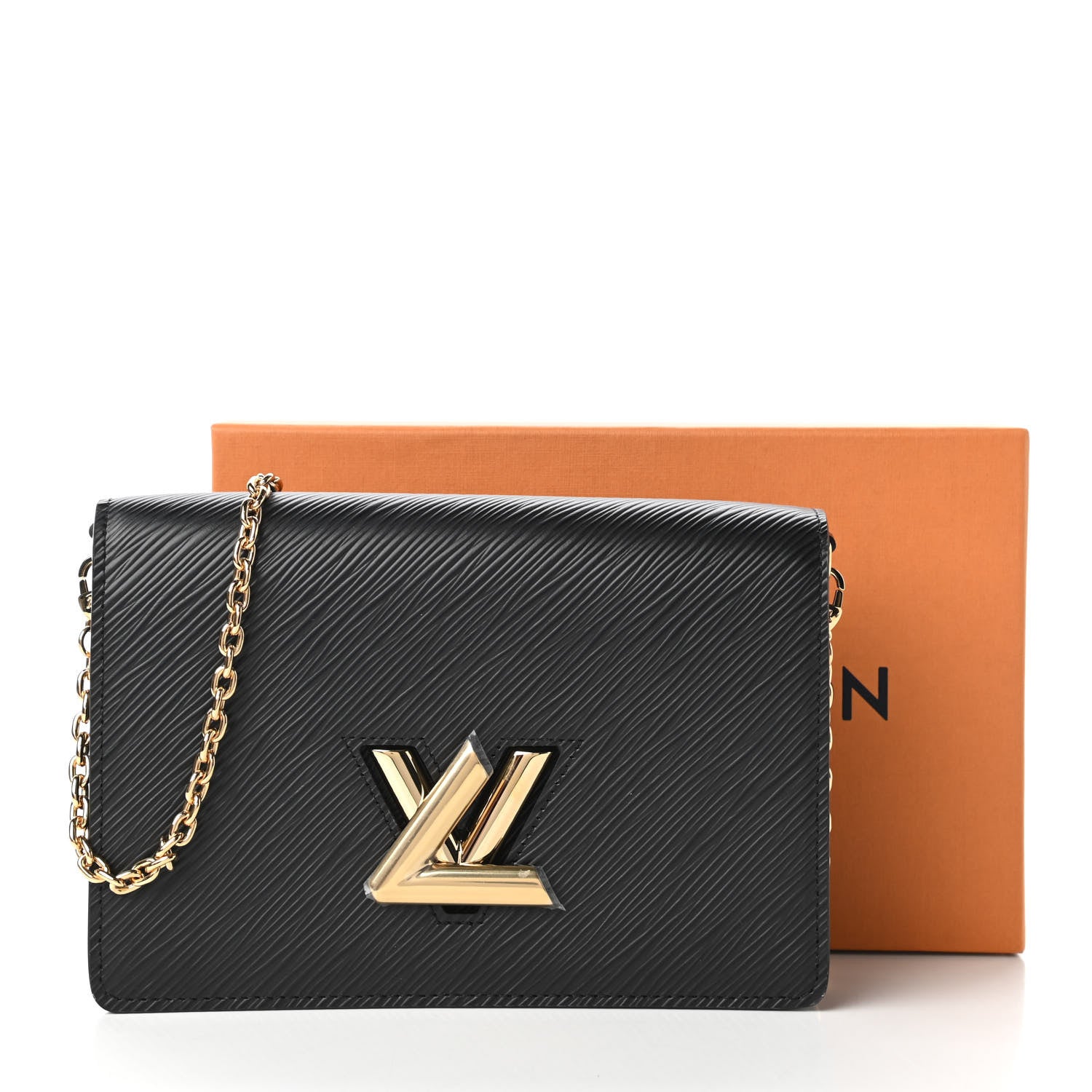 Louis Vuitton Epi Twist Belt Chain Wallet Black 10 of 10