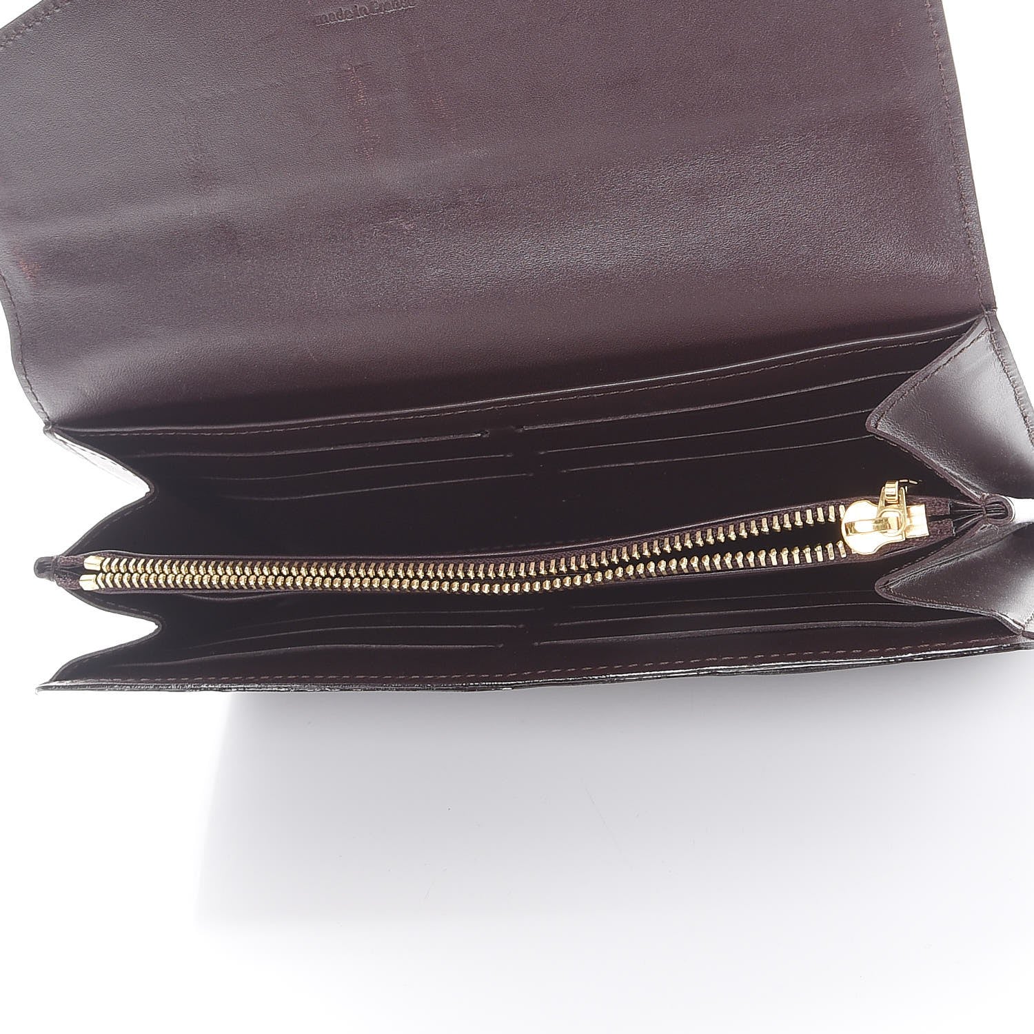 Louis Vuitton Vernis Sarah Wallet NM Amarante 5 of 10