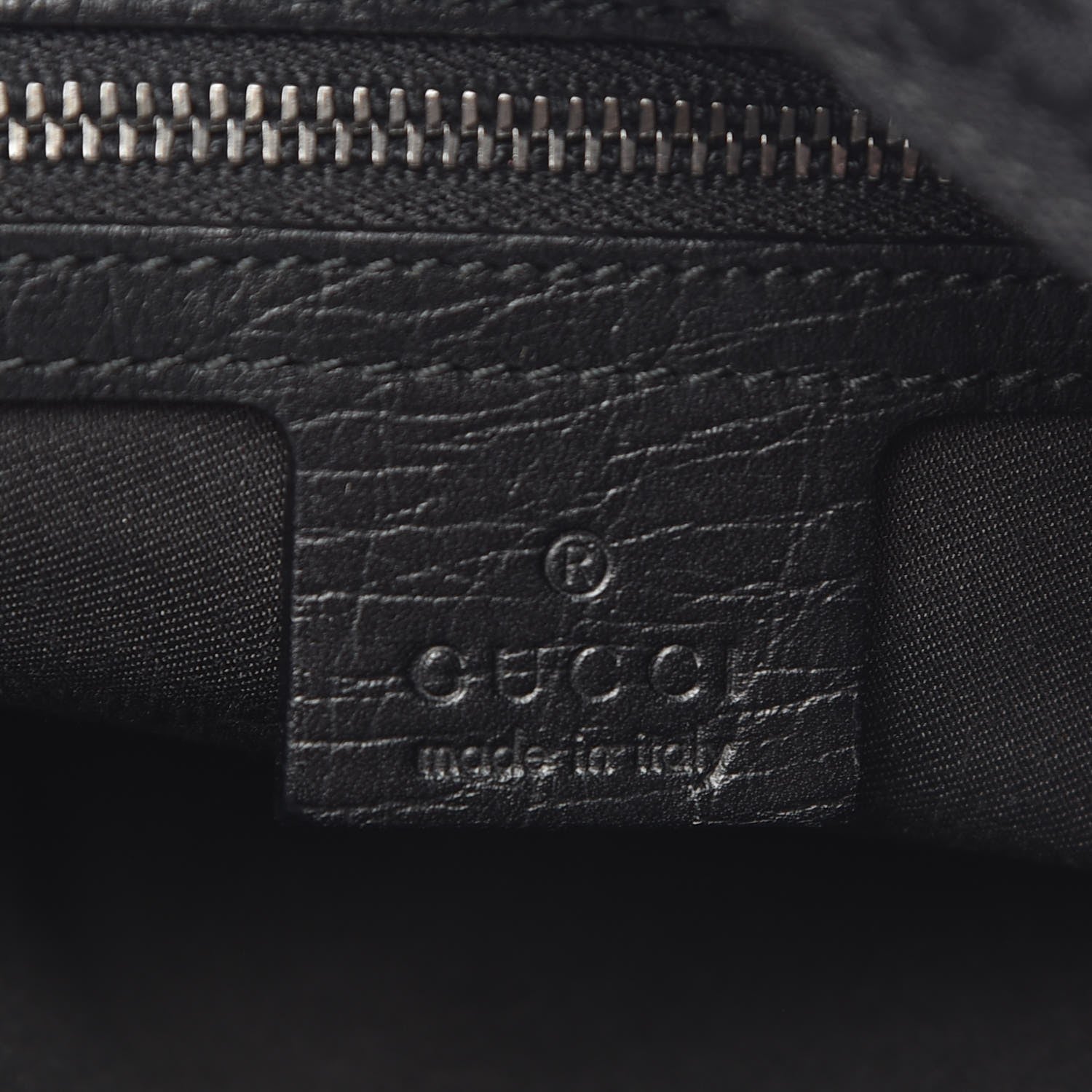 Gucci Monogram Medium Horsebit Chain Hobo Black 6 of 8