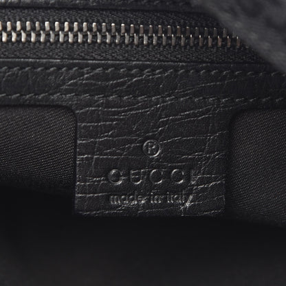 Gucci Monogram Medium Horsebit Chain Hobo Black 6 of 8