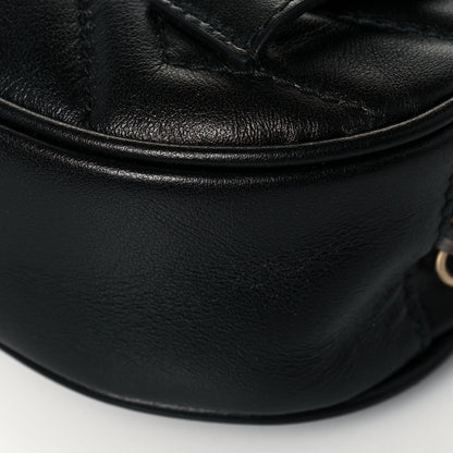 Gucci Calfskin Matelasse GG Marmont Belt Bag 95 38 Black 12 of 15