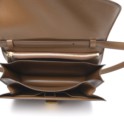Celine Box Calfskin Medium Classic Box Flap Bag Camel 5 of 9