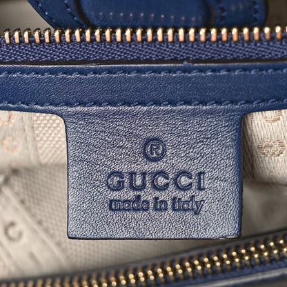 Gucci Hilary Lux Bright Diamante Medium Top Handle Bag Classic Marine 6 of 12