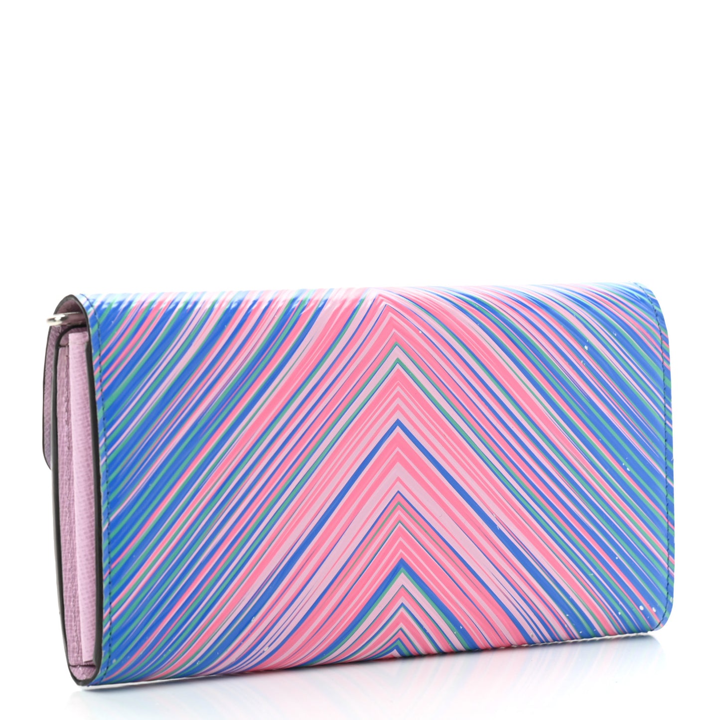 Epi Tropical Sarah Wallet Blue Rose