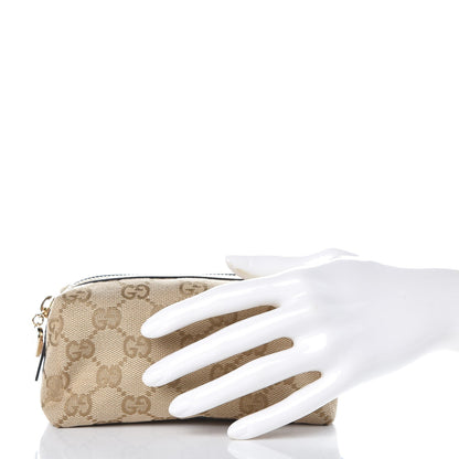 Gucci Monogram Small Cosmetic Case Metallic Bronze 2 of 9