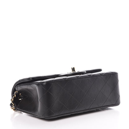 Chanel Lambskin Quilted Mini Rectangular Flap Black 4 of 11
