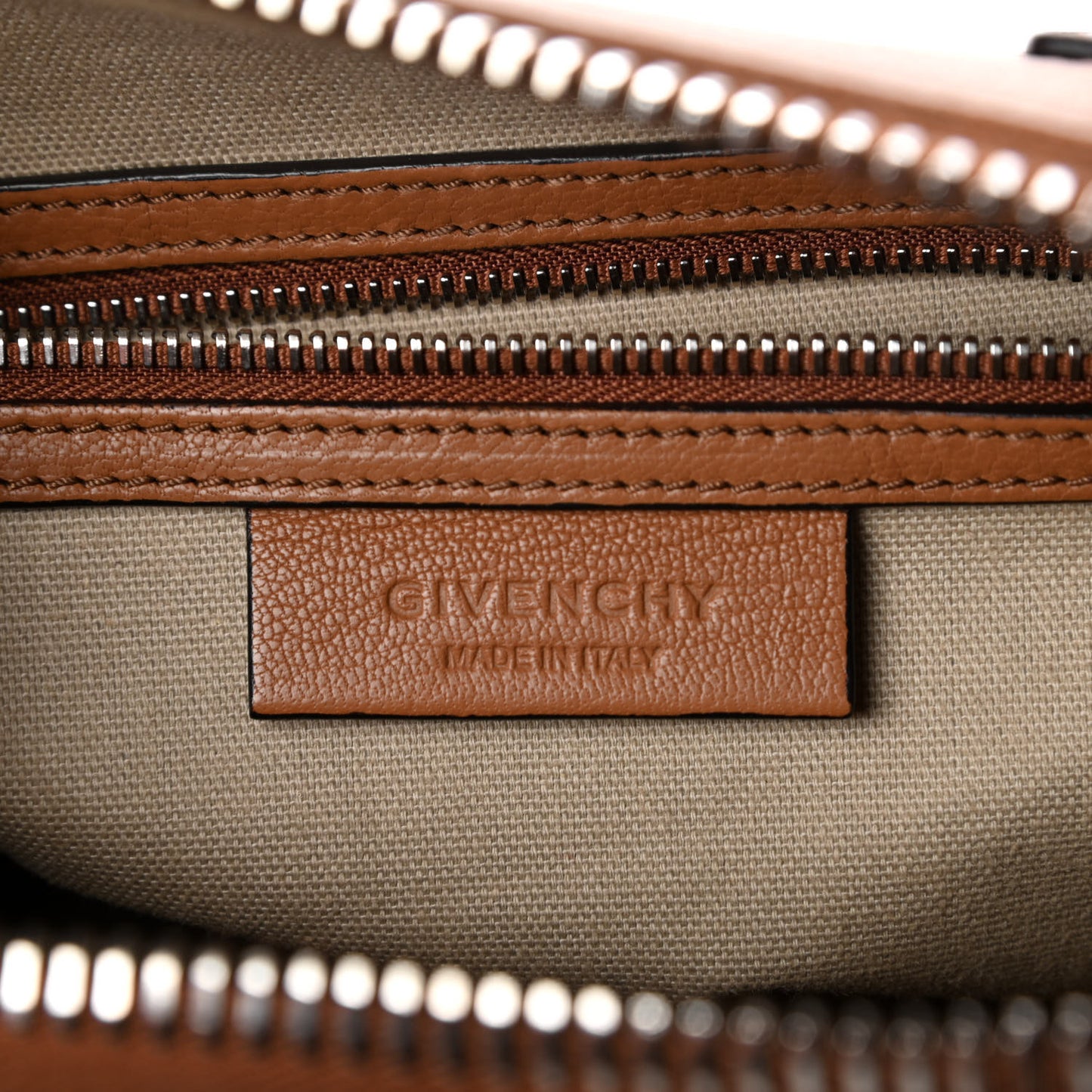 Sugar Goatskin Small Antigona Caramel
