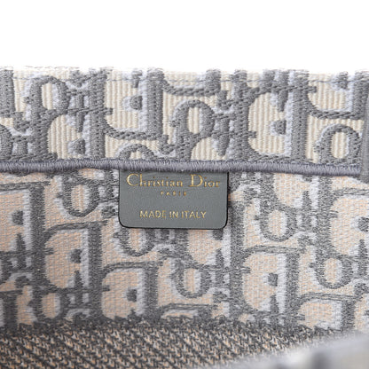 Christian Dior Oblique Medium Book Tote Grey 5 of 8