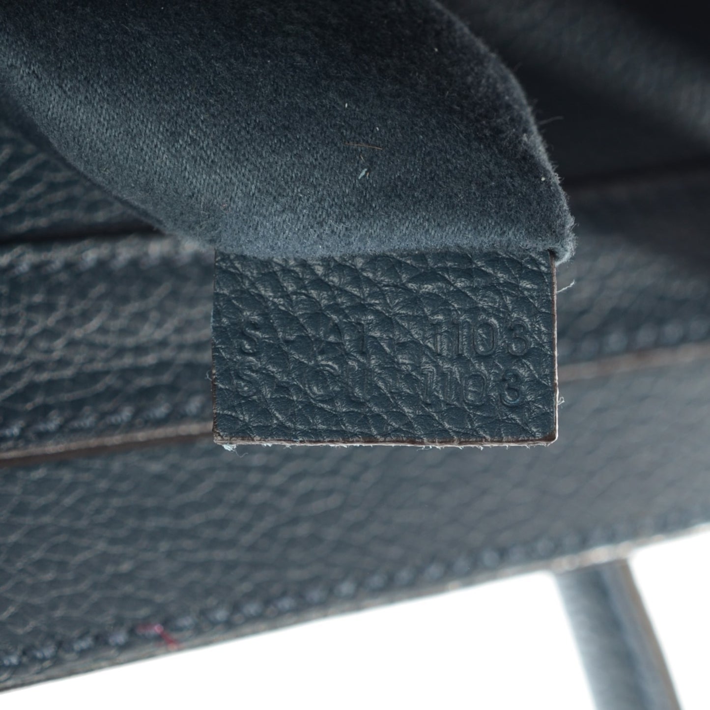 Drummed Calfskin Micro Luggage Orage