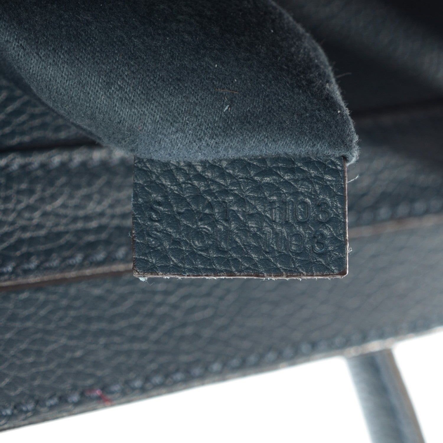 Celine Drummed Calfskin Micro Luggage Orage 7 of 8