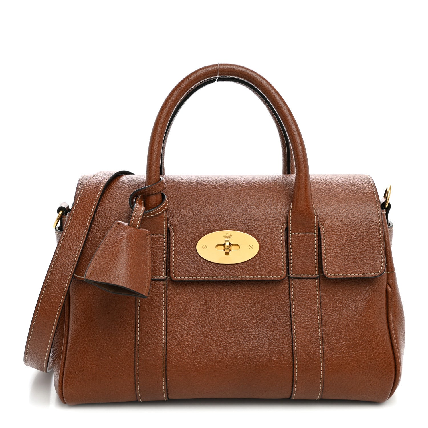 Mulberry Legacy NVT Small Bayswater Satchel Oak 1 of 9